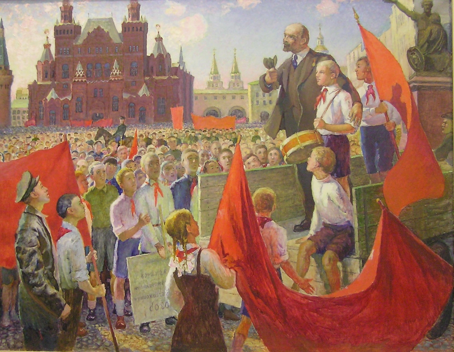 М.И. Семенов. Выступает Ленин